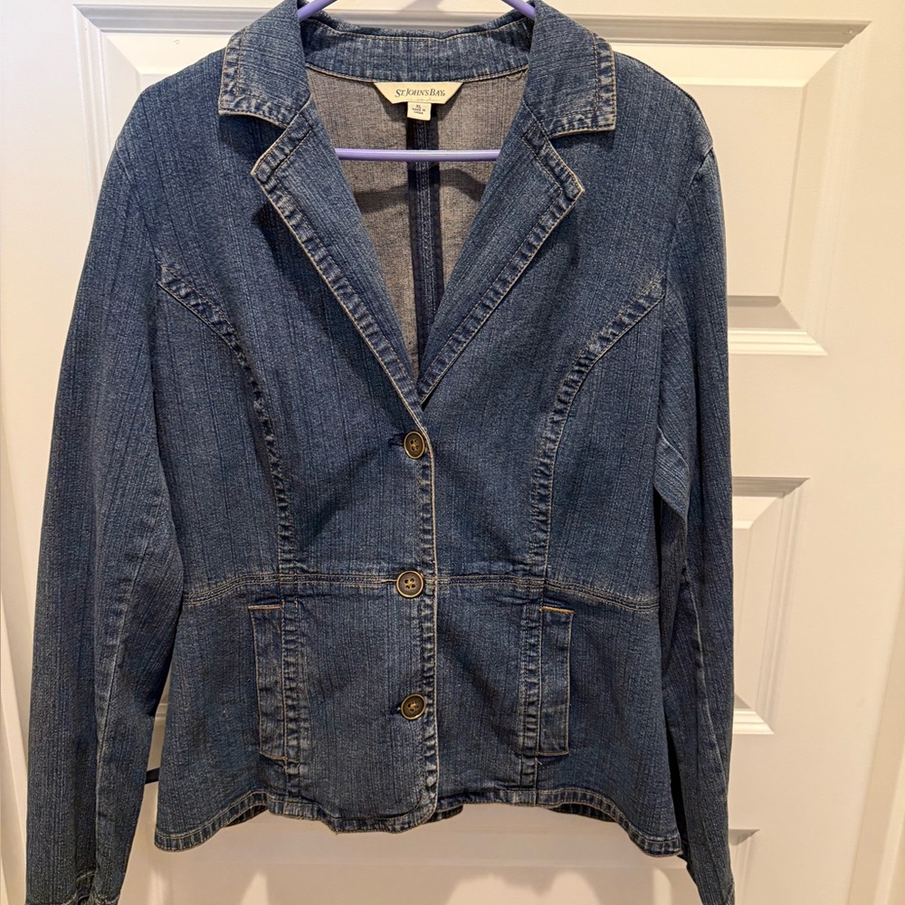 St. John's Bay Classic Blue Jean Jacket